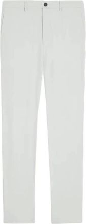 Theory Slim-fit Trousers, male, White, W36, Ecru Tapered Trousers with Pockets