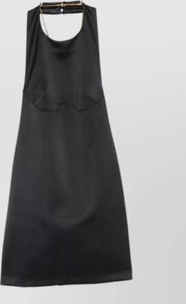 Elisabetta Franchi halter neck mini dress sleeveless open back