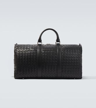 Bottega Veneta Intrecciato leather duffel bag