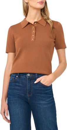 Ted Baker Ronni Polo Sweater in Ginger Spice at Nordstrom, Size X-Large