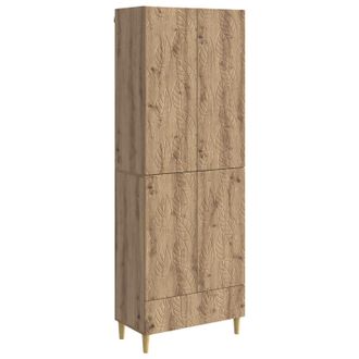 vidaXL Juego De Armarios 2 Uds. Roble Artisan Madera De Ingenier&iacute;a Vidaxl