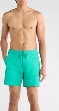Tori Richard Tradewind Swim Trunks in Peacock at Nordstrom Rack, Size 40
