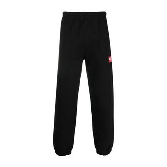 Kenzo Sweatpants, male, Black, Size: XL Logo-Patch Track Pants
