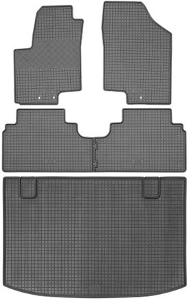 OEM Kia Venga Suv De Diciembre De 2009 A 2019. Juego De Alfombrillas De Goma Para Coche Y Alfombrilla Para Maletero