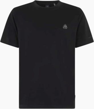 Moose Knuckles Mens Moose Knuckles Crescent T-Shirt S1-26 292 Black - Size: 44