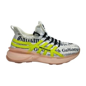 John Galliano Running Shoes, female, Multicolor, Size: 10 US Sneaker Tessuto