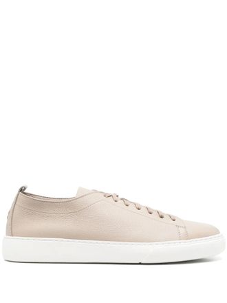 Henderson Baracco leather sneakers - men - Calf Leather/Calf Leather/Rubber - 44.5 - Neutrals