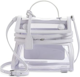 Moschino Tie Me Transparent Handbag in One Color 10A Oi1 at Nordstrom