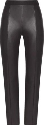 Wolford Matte Shine High Waist Pants - Dames - Vrijetijds broeken - Bruin - S - Wol - Broeken