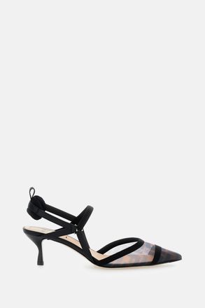 Fendi Slingback Ff In Velluto