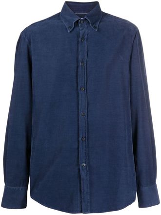 Brunello Cucinelli Camicia a coste - Blu