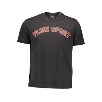 Plein Sport Black Cotton Men Mens T-Shirt