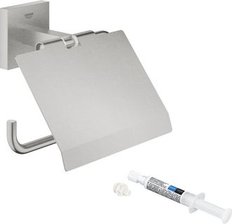 GROHE Dispensador De Papel Con Tapa Start Cube Supersteel + Quickglue
