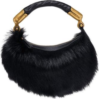 Balmain Ebene Shoulder Bag Black