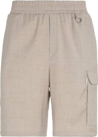 Family Fir$t Milano Cargo Bermuda - Heren - Korte Broeken - Beige - 2XL - Korte Broeken