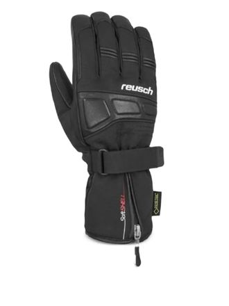 Reusch zip-fastening gloves - unisex - Polyester/Goat Skin - 10.5 - Black