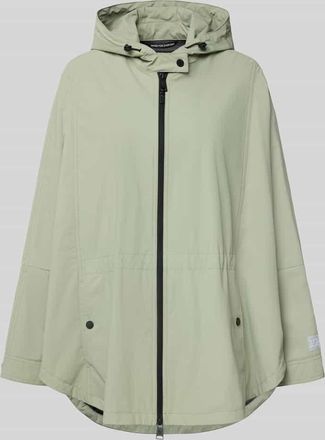 Fuchs Schmitt Jacke mit Kapuze und Label-Patch in Schilf, Gr&ouml;&szlig;e L