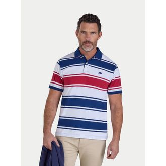 Raging Bull Wide Stripe Jersey Polo Shirt in Navy at Nordstrom, Size Xxx-Large