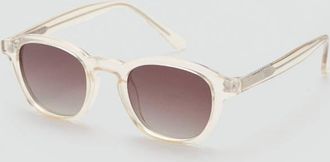 Mango Occhiali da sole montatura semitrasparente oliva - Uomo - Taglia unica - MANGO MAN