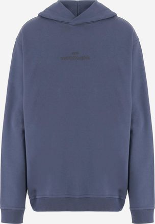 Maison Margiela Baumwoll-Sweatshirt mit gesticktem Logo