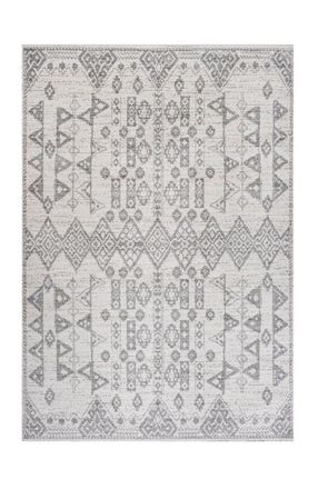 Jonathan Y Designs Idris Diamond Geometric Area Rug in Gray/beige at Nordstrom, Size 4Ft 0In X 6Ft 0In