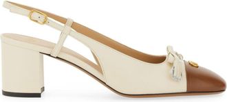 Valentino Garavani Valet Du Roi Slingback Décolleté In Kidskin-Donna