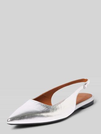 Vagabond Pumps mit Dornschlie&szlig;e Modell Hermine in Silber, Gr&ouml;&szlig;e 36
