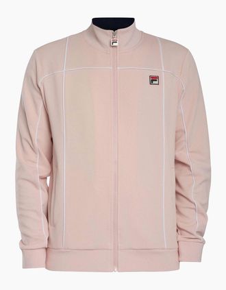Fila Mens Fila Armando Track Top Jacket Pale Lilac/White - Size: XXL