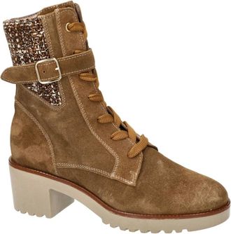 DL Sport Schoenen, Dames, Bruin, 40 EU, Leer, 6409 Versione 09 Enkellaarsjes met hak