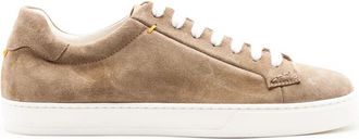 Doucal's Suede Sneaker - Heren - Sneakers - Beige - 41 1/2 EU - Leer - Schoenen