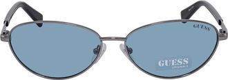 Guess Blue Oval Unisex Sunglasses GU8230 08V 57