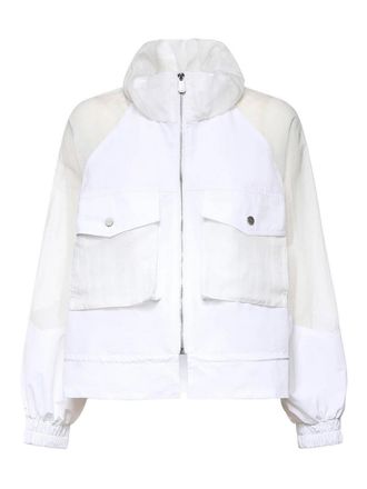 Pinko Technical Jacket With Transparent Inserts