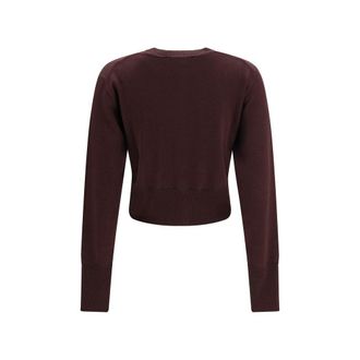 Vivienne Westwood Cropped Silk-Wool Blend Cardigan - Purple
