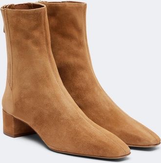 Aquazzura Saint Honore 35 suede ankle boots