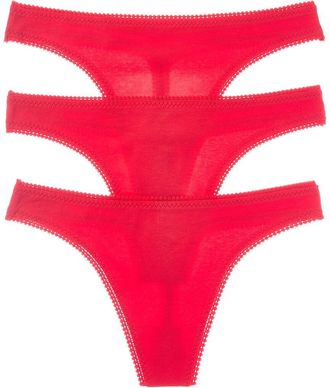 OnGossamer Ongossamer 3Pk Cabana Hip-G Thong