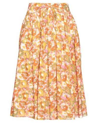 ワンピース ZIMMERMANN Women Mid Skirts 92944 8067DR25R 91611 Beige ZIMMERMANN Illustration Midi Skirt | Neutrals | FARFETCH
