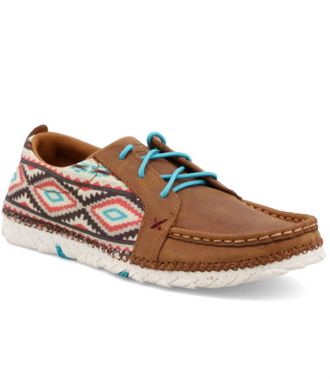 Twisted X Boots Womens Zero-X Casual Shoes In Aztec Brown