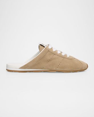 Miu Miu Suede Sneaker Mules