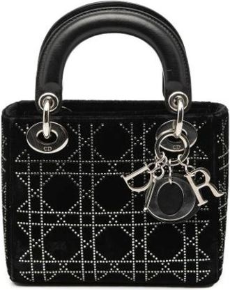 Dior Pre-owned Lady Dior Handbag - Dames - Vintage Handtas - Zwart - ONE Size - Vintage