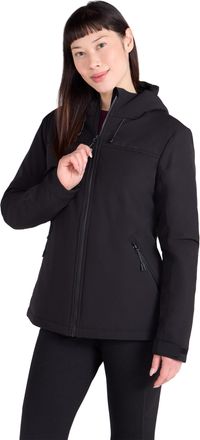 Mountain Warehouse Dames Fern Softshell Nepleren Gevoerde Jas (Zwart)