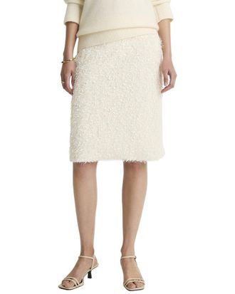 Vince Feathery Fringe Above Knee Skirt
