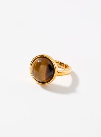 Lucas Jack Womens Tigers eye round ring