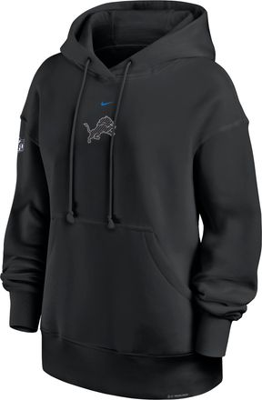 Nike Detroit Lions Rivalries Collection Phoenix Nike Womens NFL Oversized Pullover Hoodie in Black | 01N500A9J-4VZ
