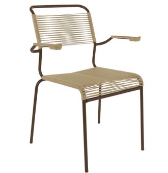 Schubiger M&ouml;bel Spaghetti-Stuhl S&auml;ntis mit Armlehnen