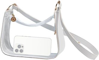 Generic Clear Purse for Women | Clear Handbags for Women,Stylish Adjustable Shoulder Strap Handbag Tote for Party Work Travel Beach Outfit Events School Festi