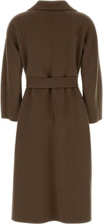 Max Mara Womens S Maxmara Esturia Coat Brown Virgin Wool