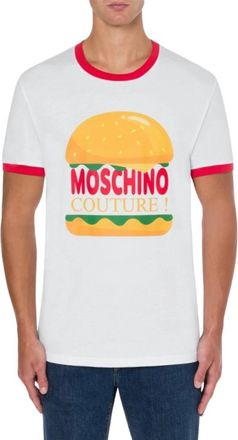 Moschino T-shirt Bianca - Heren - T-shirts - Wit - XL - Tops