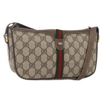 Gucci Pre-owned Cross Body Bags, female, Beige, Size: ONE SIZE Pre-owned Vintage Cross Body Bag