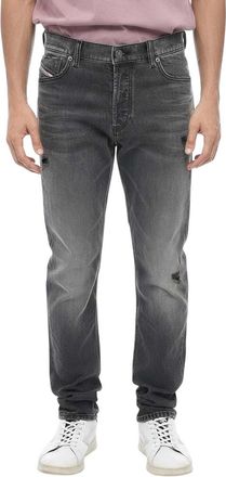 Diesel Black Mid Rise Jeans