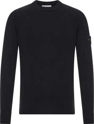 Stone Island RWS LIGHTWEIGHT PURE WOOL CREW NECK SWEATER - Stone Island - Man
